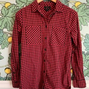 J.Crew Buffalo Check Flannel Button Down